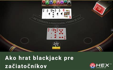Ako hrat blackjack